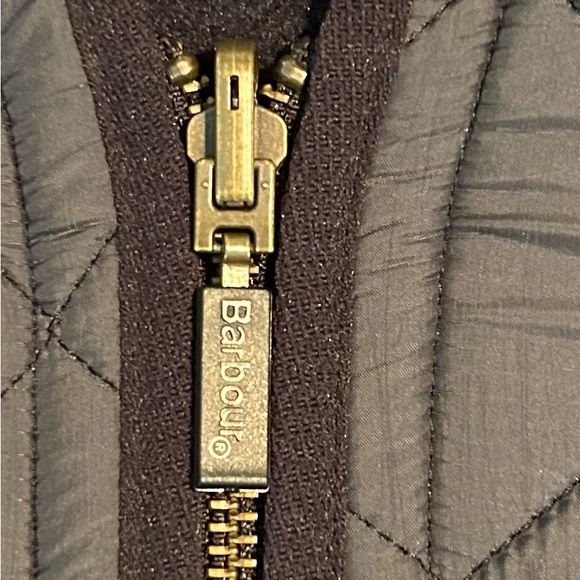 Barbour Navy Quilted Vest - Picture 2 of 8